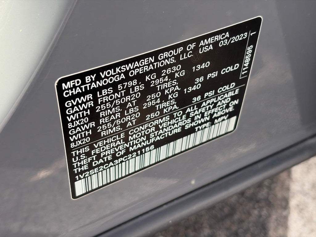 2023 Volkswagen Atlas Cross Sport 3.6L V6 SEL 4MOTION