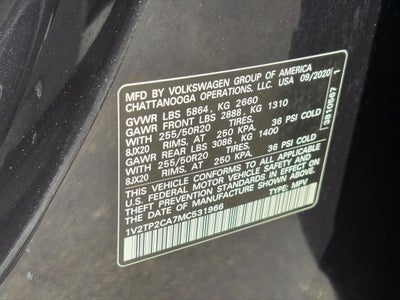 2021 Volkswagen Atlas 2.0T SEL Premium 4MOTION