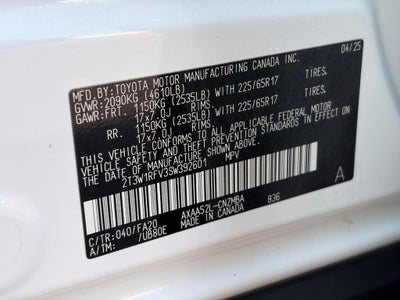 2025 Toyota RAV4 XLE FWD (Natl)