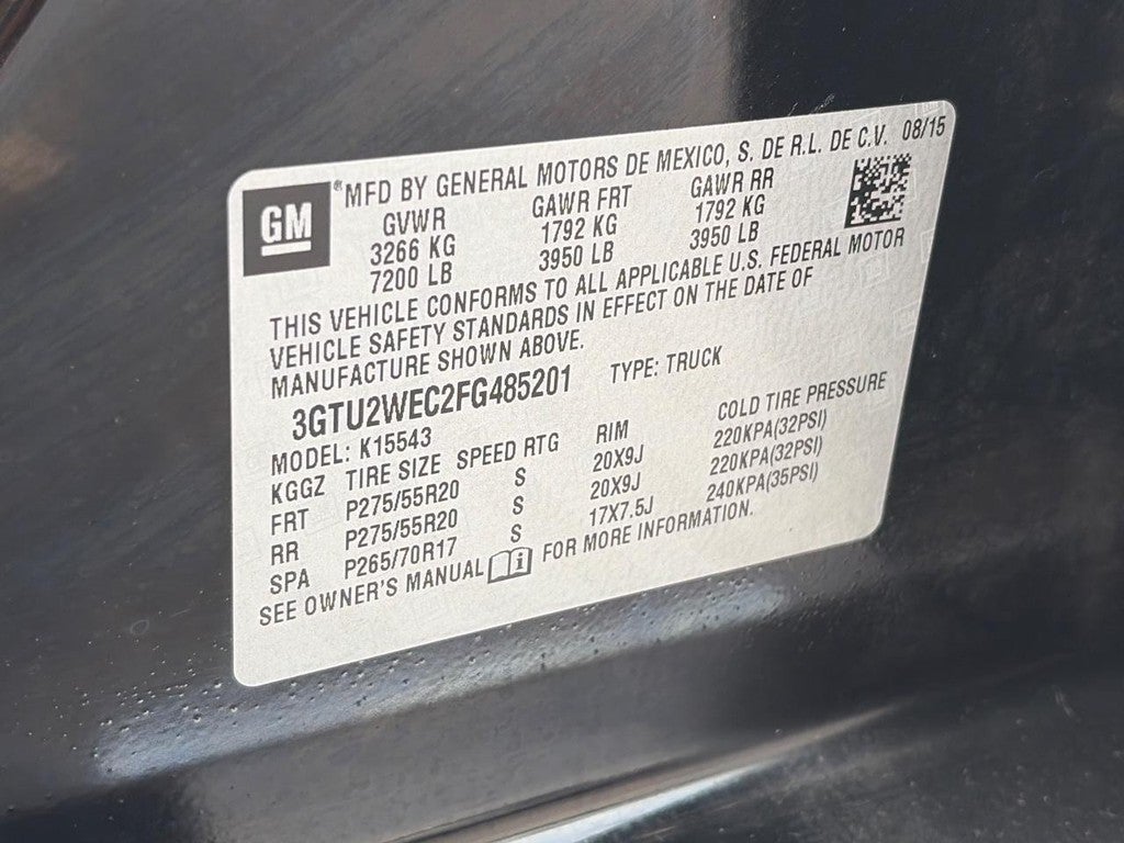 2015 GMC Sierra 1500 4WD Crew Cab 143.5" Denali