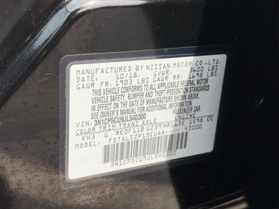 2018 Nissan Kicks SV FWD