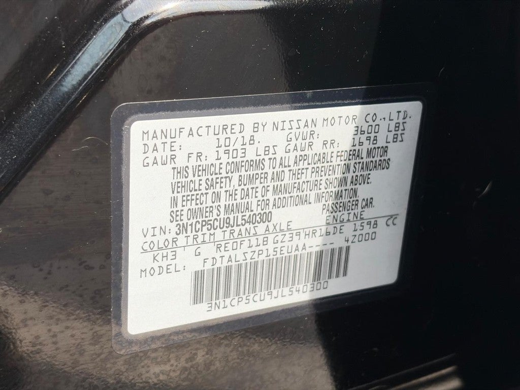 2018 Nissan Kicks SV FWD