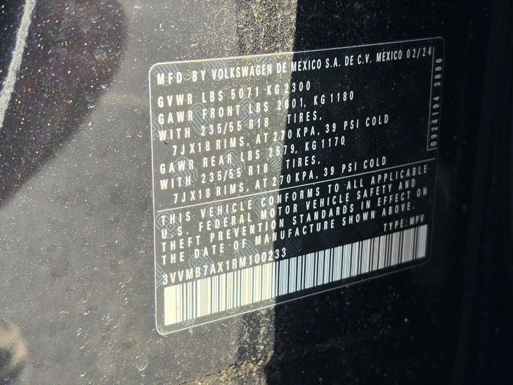 2024 Volkswagen Tiguan 2.0T SE 4MOTION