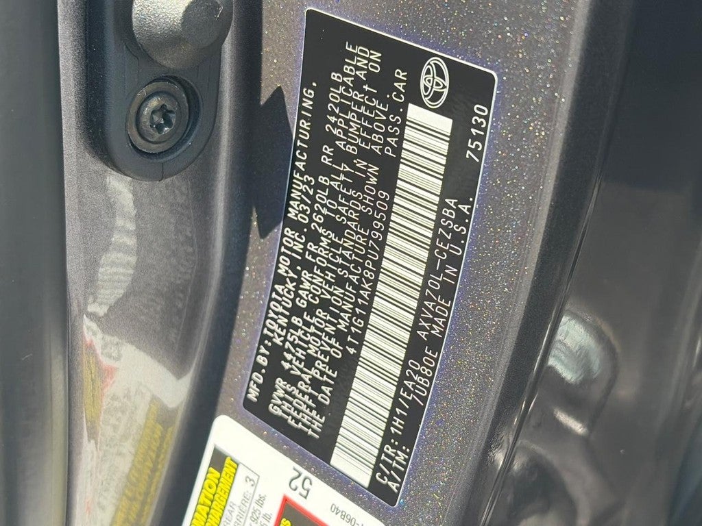 2023 Toyota Camry SE Auto (Natl)