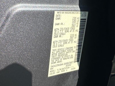 2019 Nissan Murano AWD Platinum