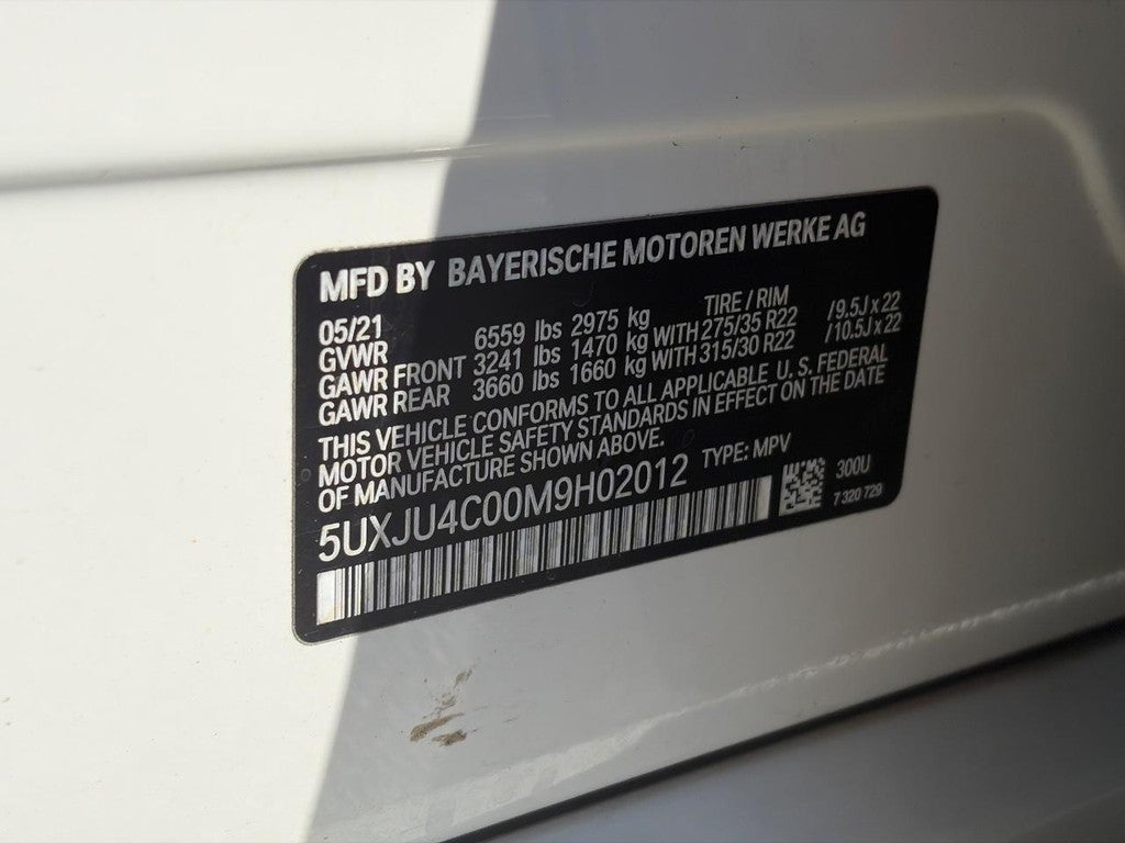 2021 BMW X5 M50i Sports Activity Vehicle