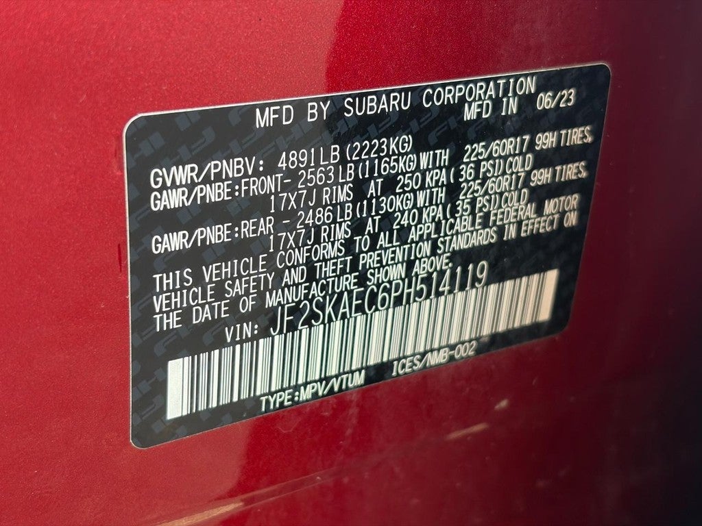 2023 Subaru Forester Premium CVT