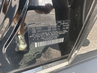 2023 Hyundai Sonata SE 2.5L