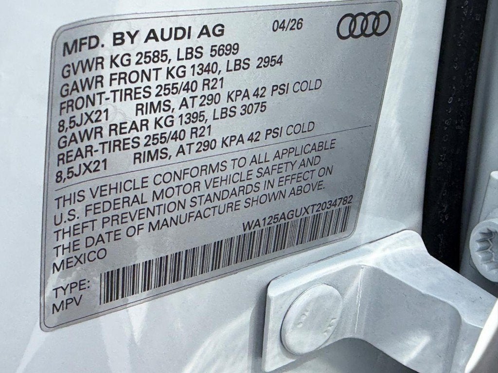 2026 Audi SQ5 Premium Plus