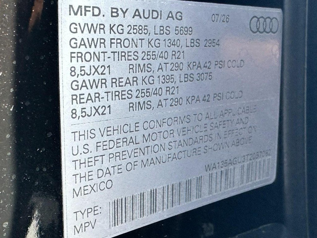 2026 Audi SQ5 Prestige