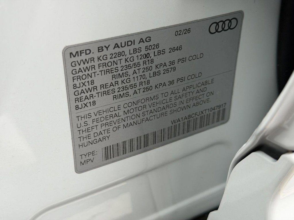 2026 Audi Q3 S line