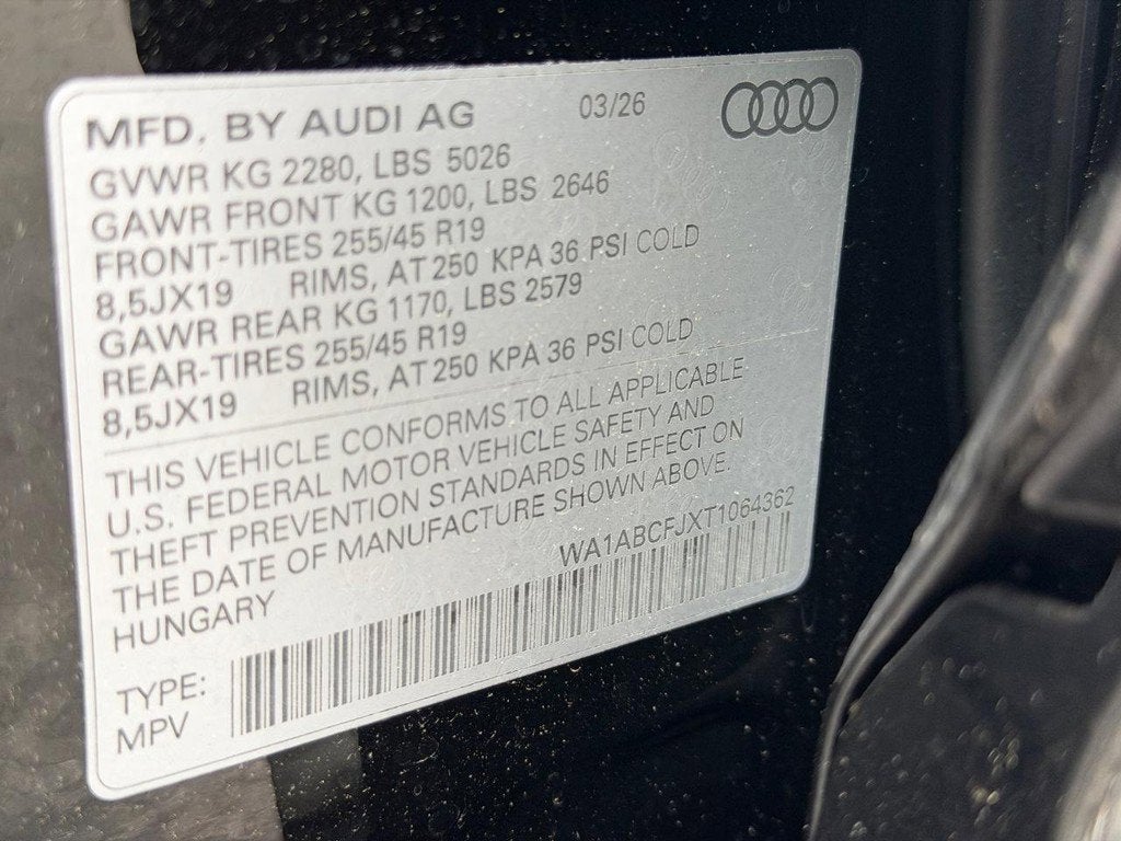 2026 Audi Q3 S line