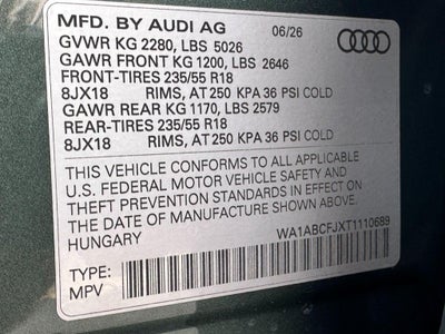 2026 Audi Q3 S line