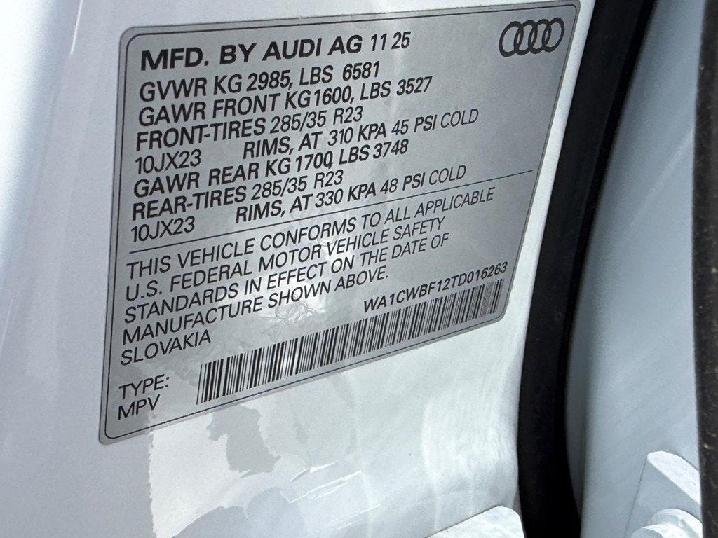 2026 Audi SQ8 Prestige