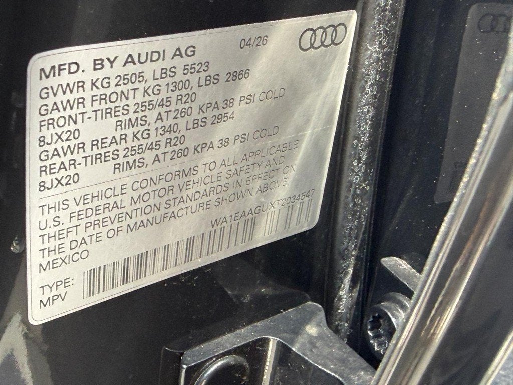 2026 Audi Q5 Sportback Premium Plus
