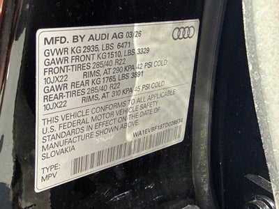 2026 Audi Q8 Premium Plus