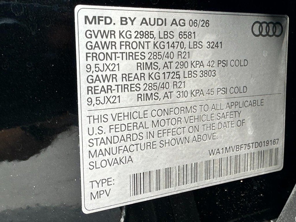 2026 Audi Q7 S line Premium Plus