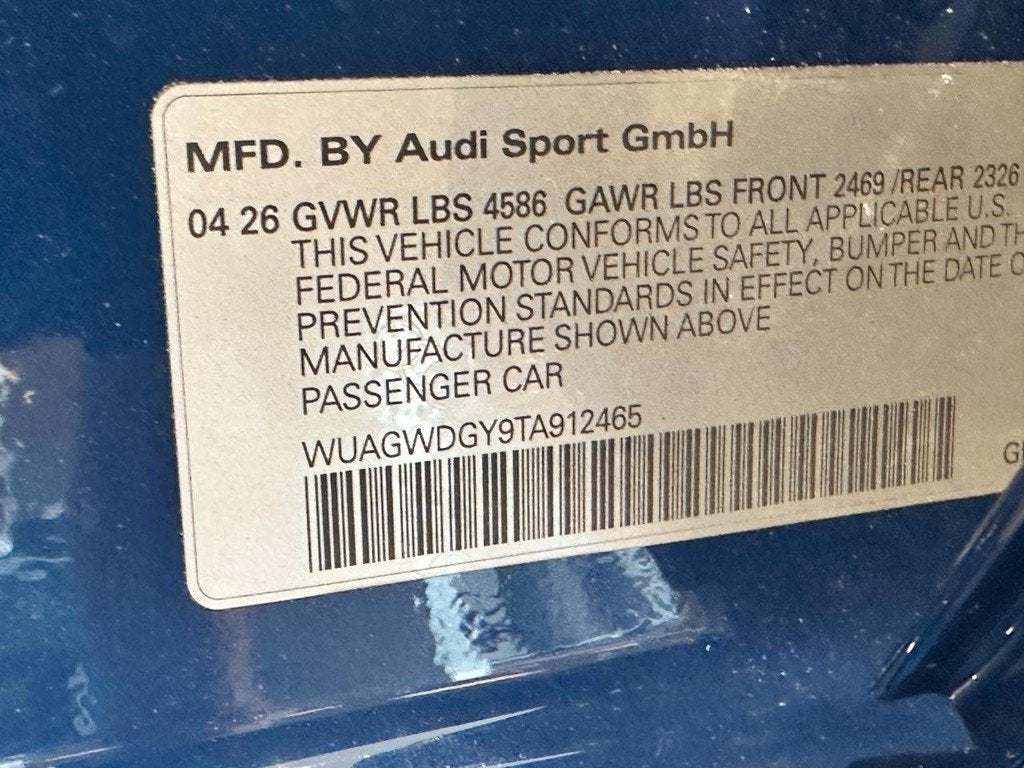 2026 Audi RS 3 quattro *Ltd Avail*