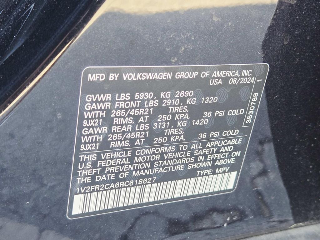 2024 Volkswagen Atlas 2.0T SEL Premium R-Line