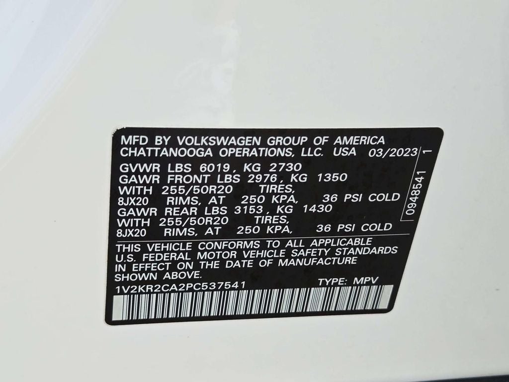 2023 Volkswagen Atlas 3.6L V6 SE w/Technology