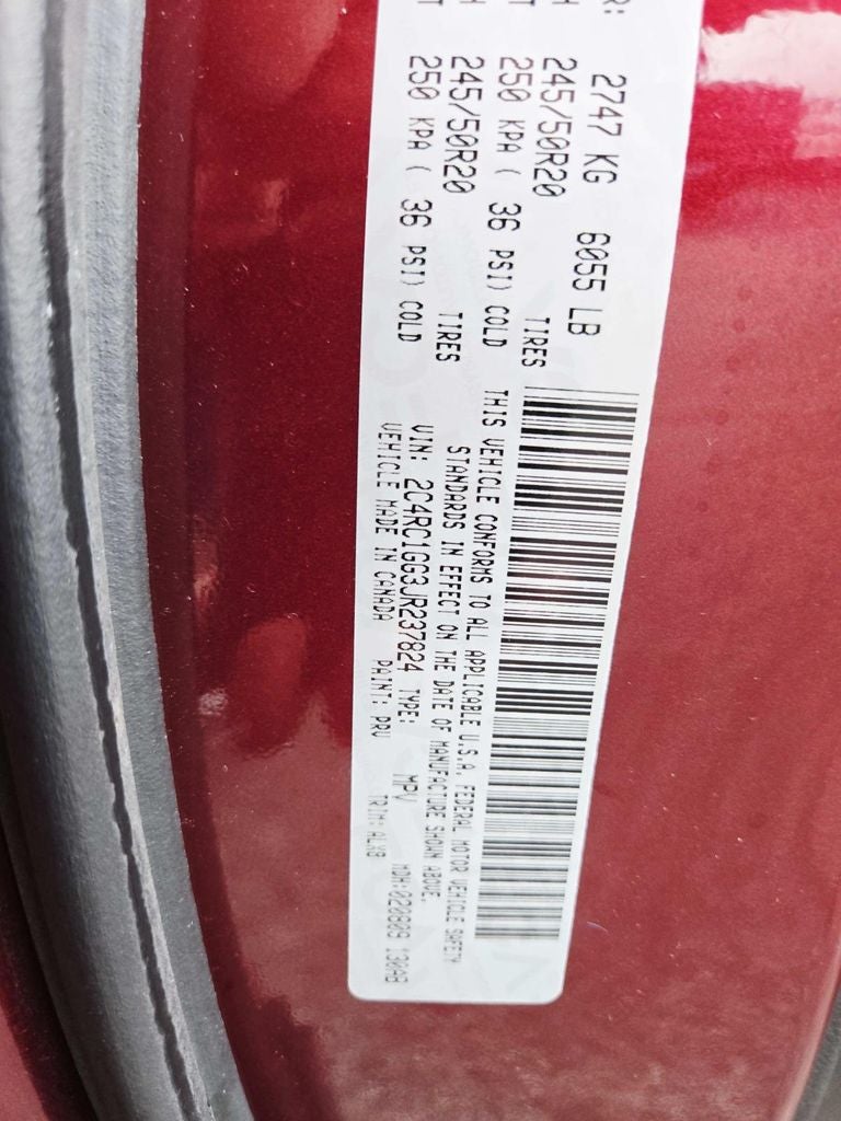 2018 Chrysler Pacifica Limited