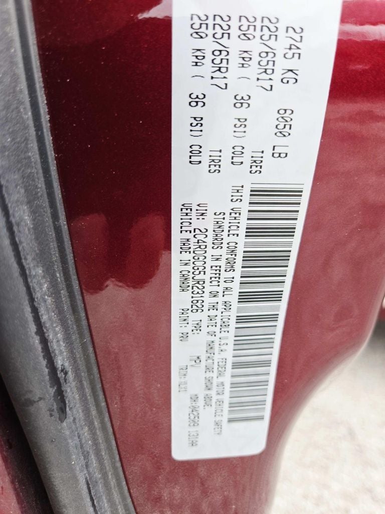 2018 Dodge Grand Caravan SXT