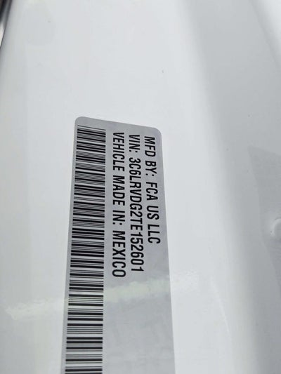 2026 RAM ProMaster 2500 High Roof 159 WB