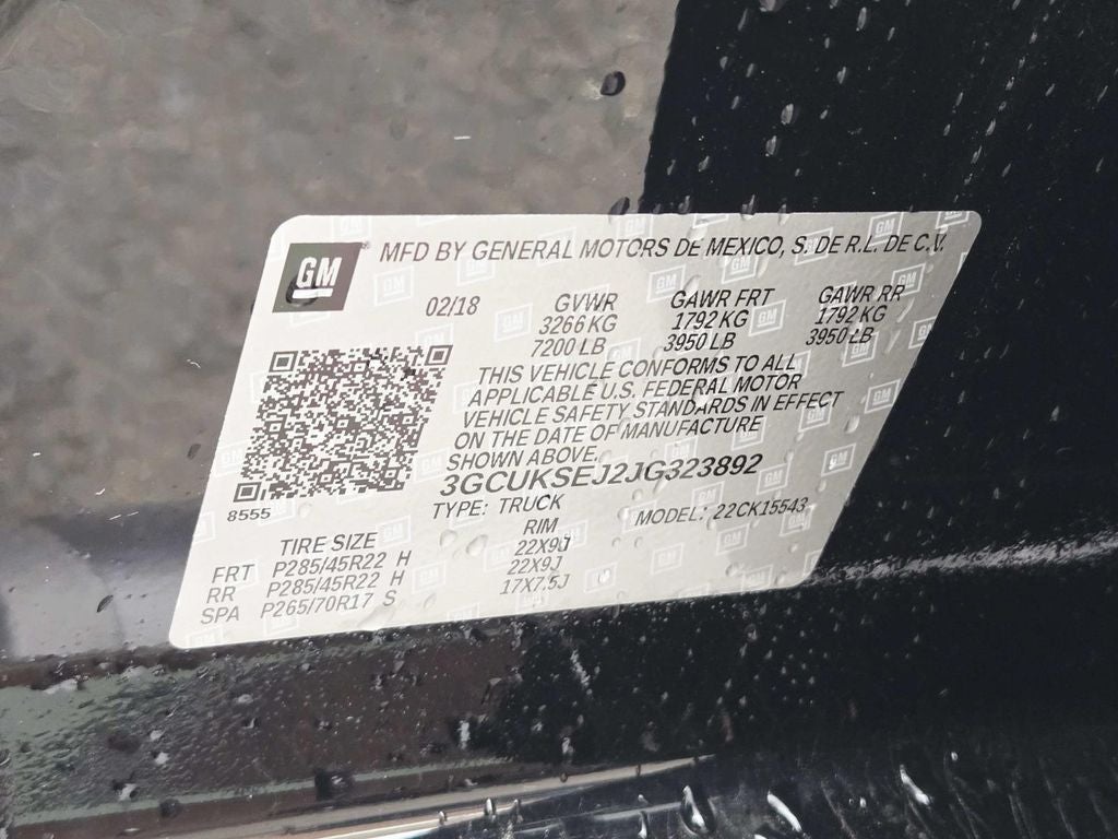 2018 Chevrolet Silverado 1500 LTZ 2LZ