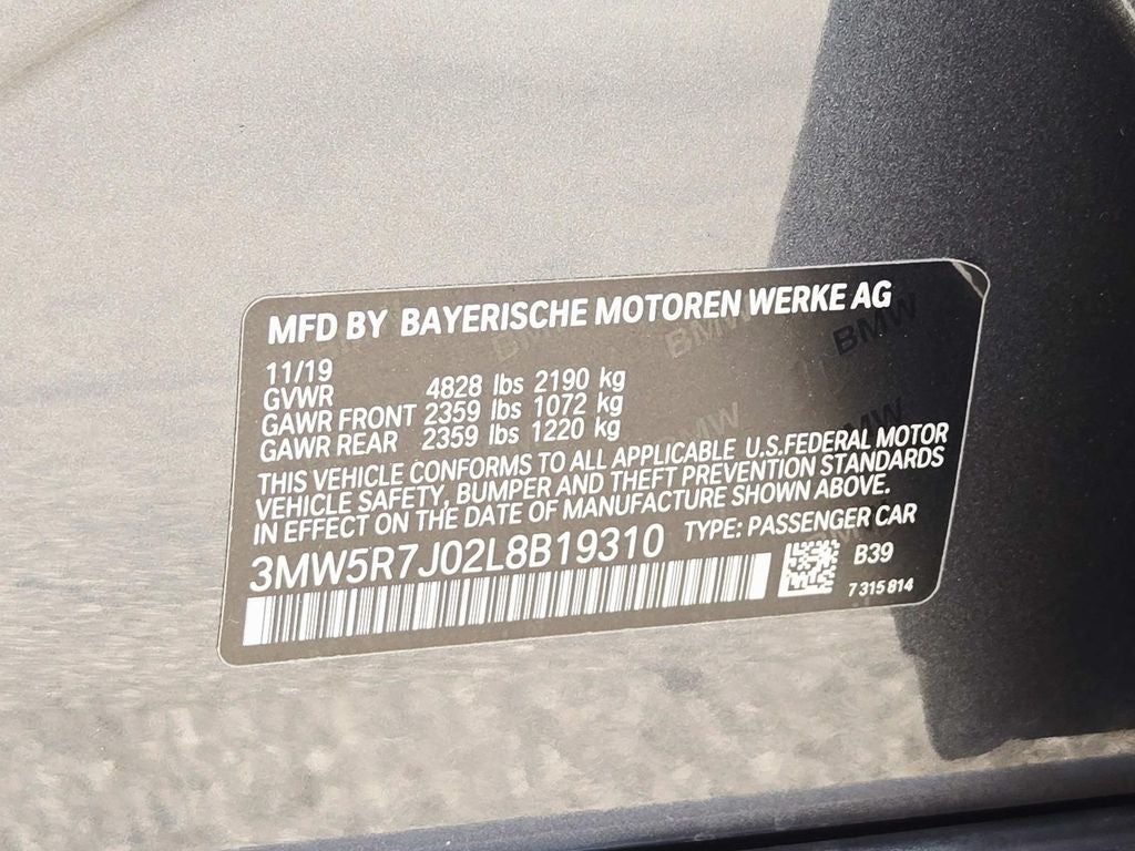 2020 BMW 3 Series 330i xDrive