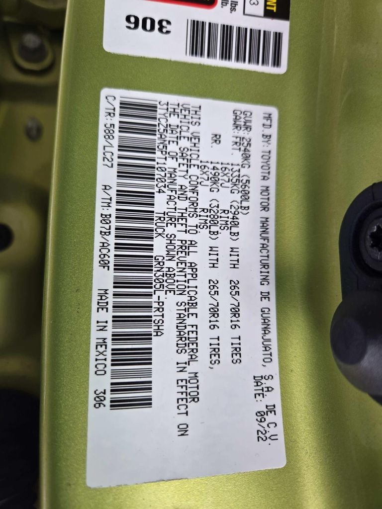 2023 Toyota Tacoma TRD Off-Road V6