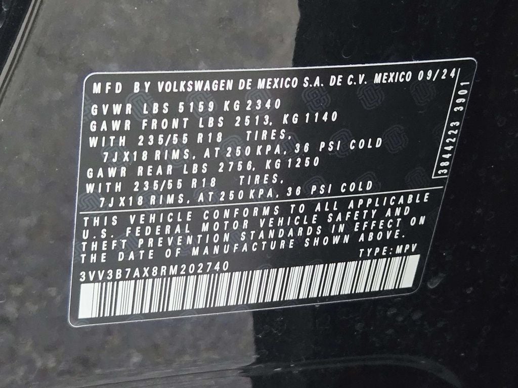 2024 Volkswagen Tiguan 2.0T SE