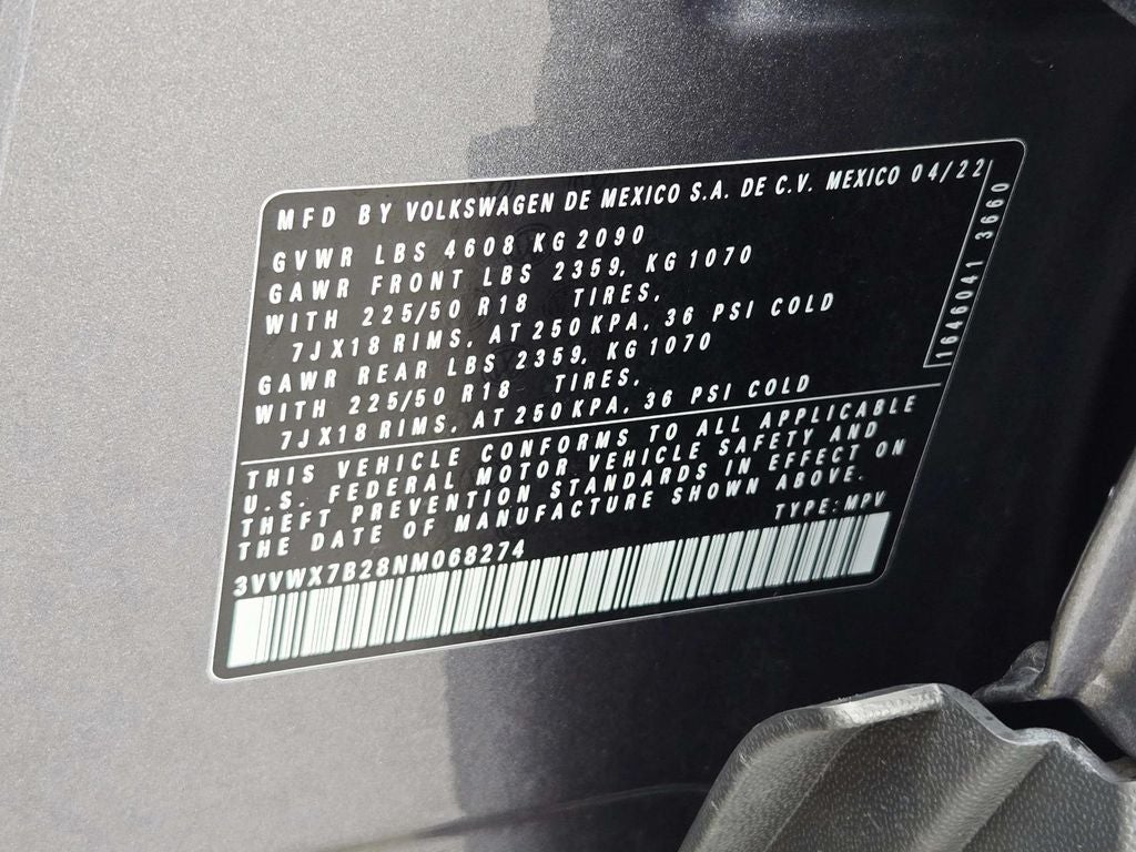 2022 Volkswagen Taos 1.5T SE