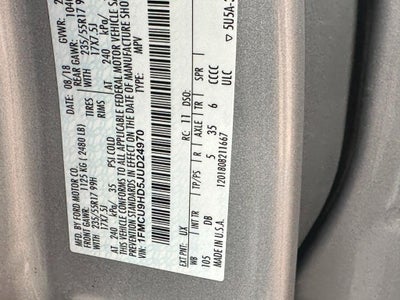 2018 Ford Escape SEL 4WD