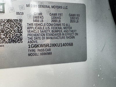 2019 Cadillac CT6-V 4dr Sdn