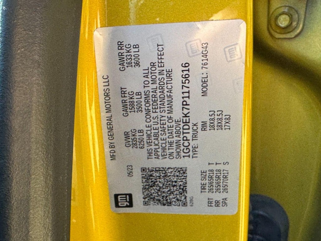 2023 Chevrolet Colorado 4WD Crew Cab Z71