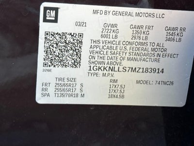 2021 GMC Acadia AWD 4dr AT4