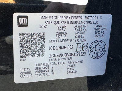 2023 Chevrolet Traverse AWD 4dr Premier