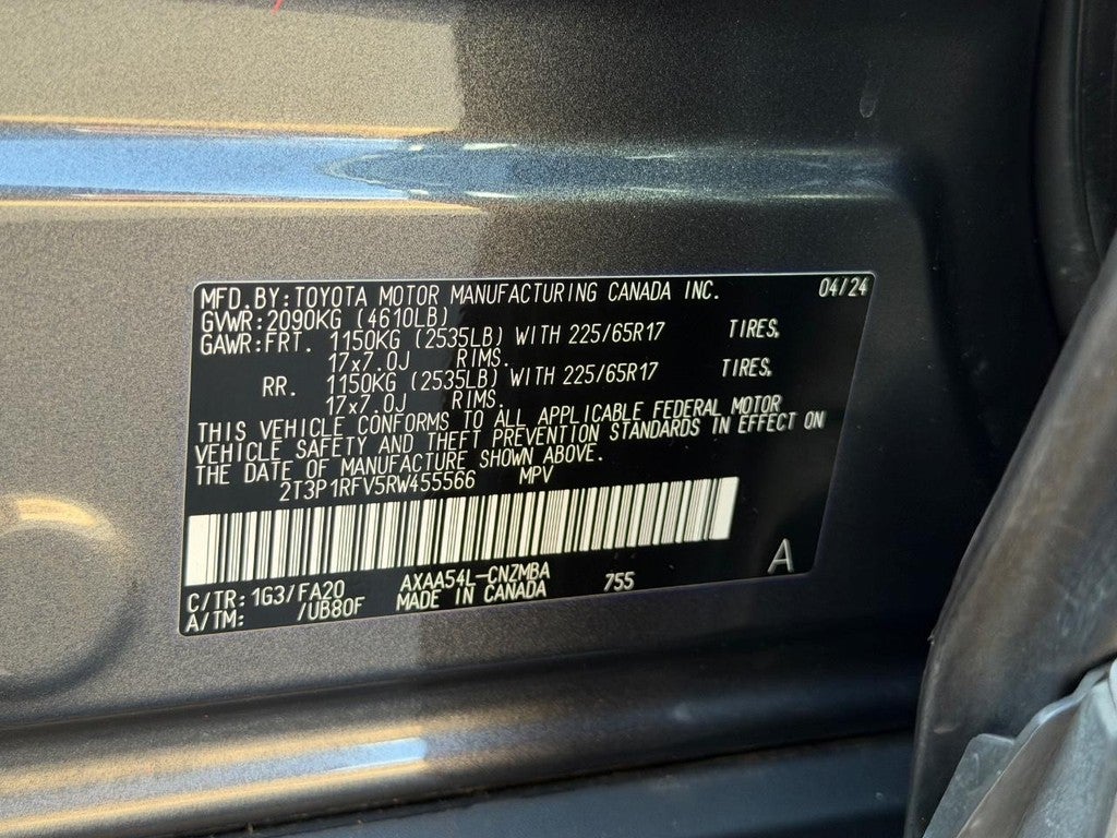 2024 Toyota RAV4 XLE AWD (Natl)