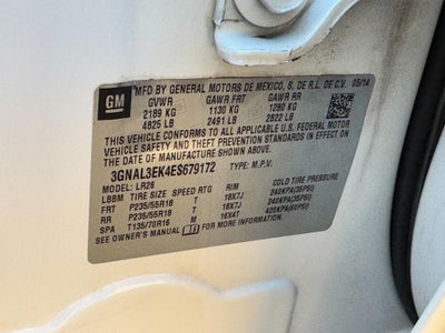 2014 Chevrolet Captiva Sport Fleet FWD 4dr LT