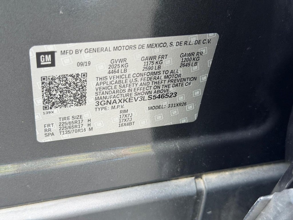 2020 Chevrolet Equinox FWD 4dr LT w/1LT