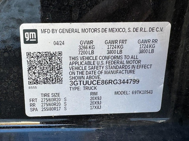 2024 GMC Sierra 1500 4WD Crew Cab 147" Elevation w/3SB