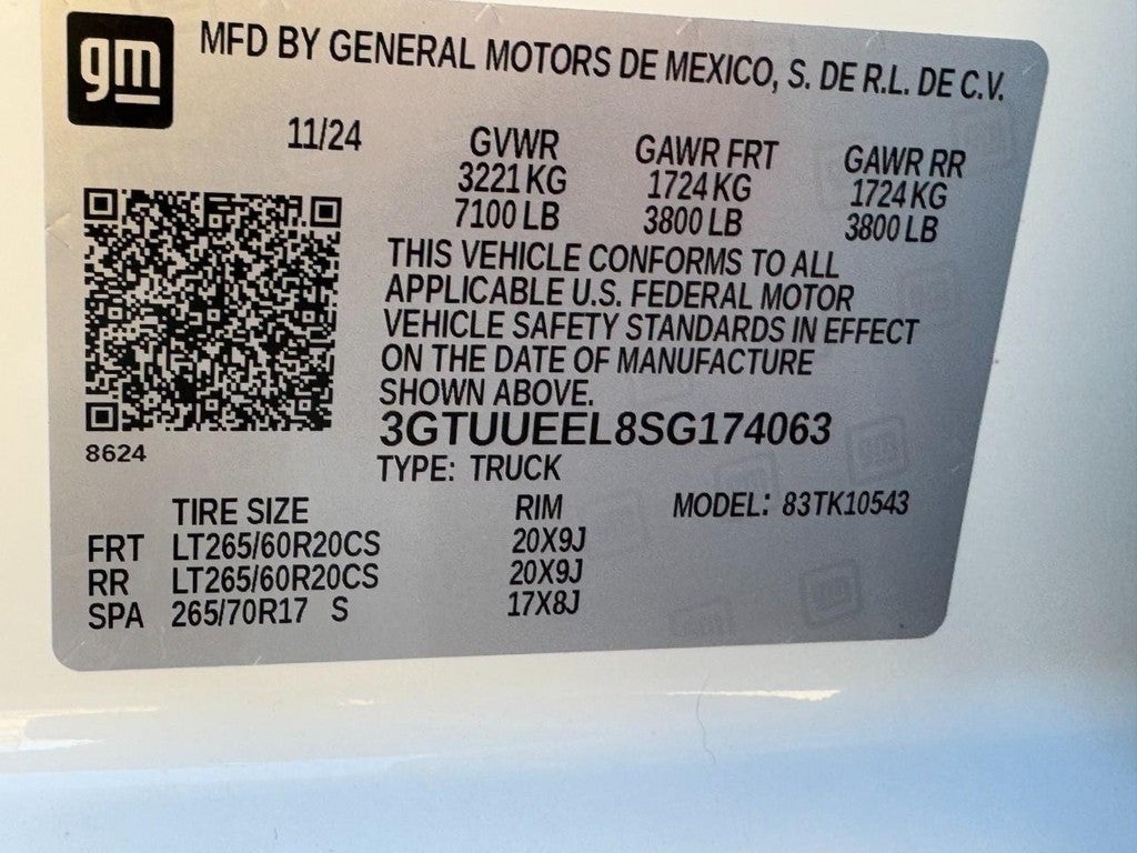 2025 GMC Sierra 1500 4WD Crew Cab 147" AT4