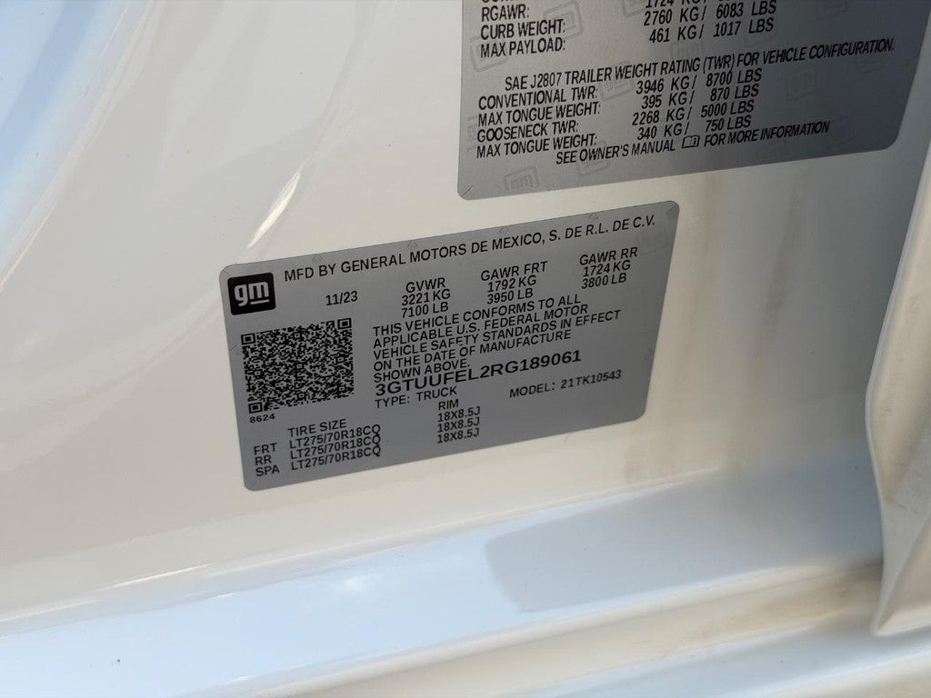 2024 GMC Sierra 1500 4WD Crew Cab 147" AT4X