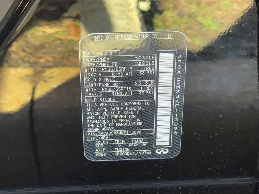 2019 INFINITI QX50 LUXE AWD