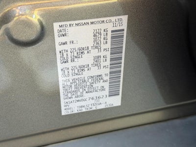 2016 Nissan Rogue AWD 4dr SL
