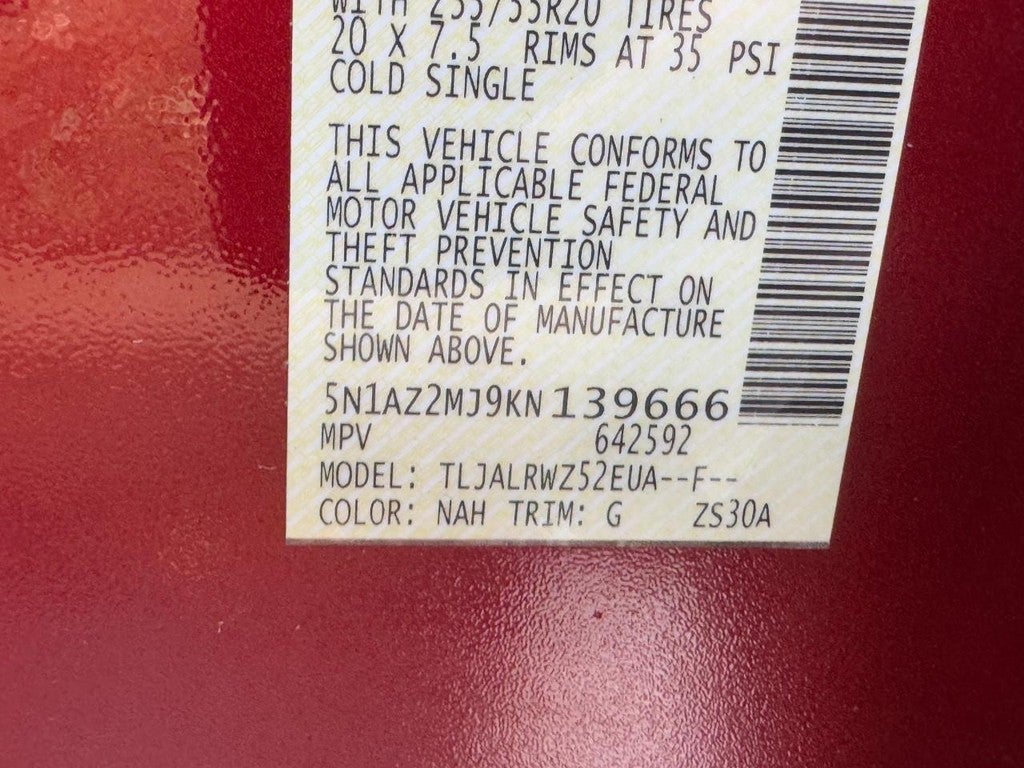 2019 Nissan Murano FWD SL