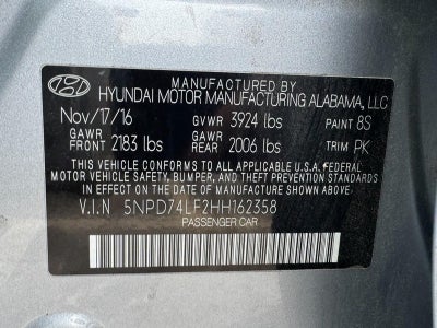 2017 Hyundai Elantra SE 2.0L Auto (Alabama)