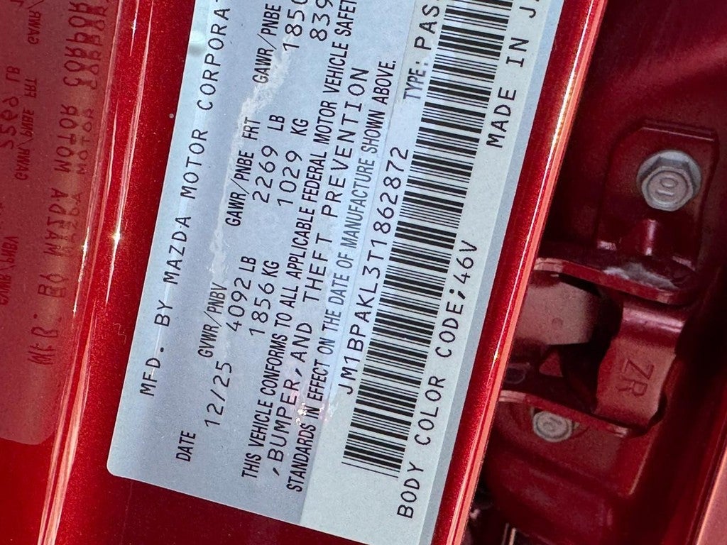 2026 Mazda Mazda3 Hatchback 2.5 S Select Sport