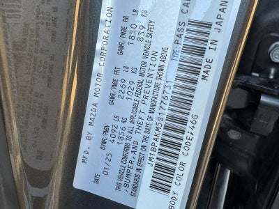 2025 Mazda Mazda3 Hatchback 2.5 S Select Sport Auto FWD