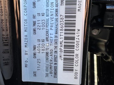 2026 Mazda Mazda3 Hatchback 2.5 S Premium